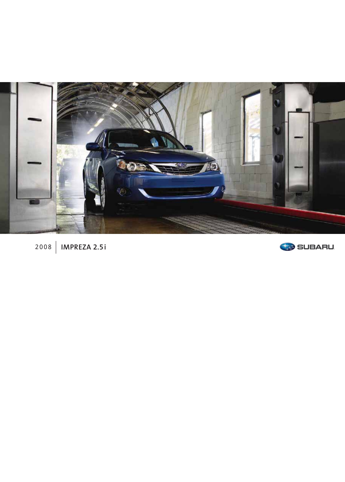 2008 Subaru Impreza Brochure